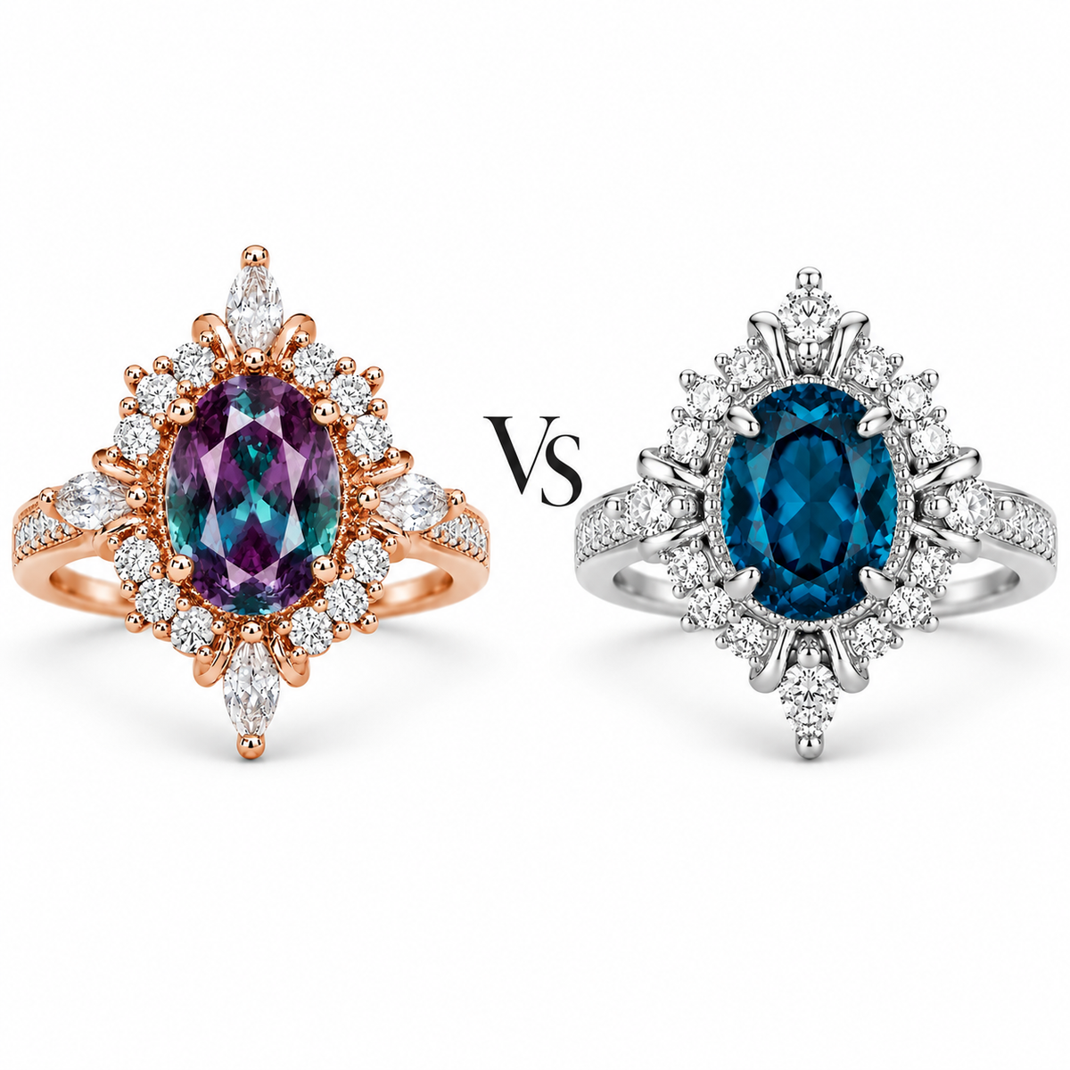 Mei Is Softer and More Crown-Like. Mia Is More Elongated and Ornate.