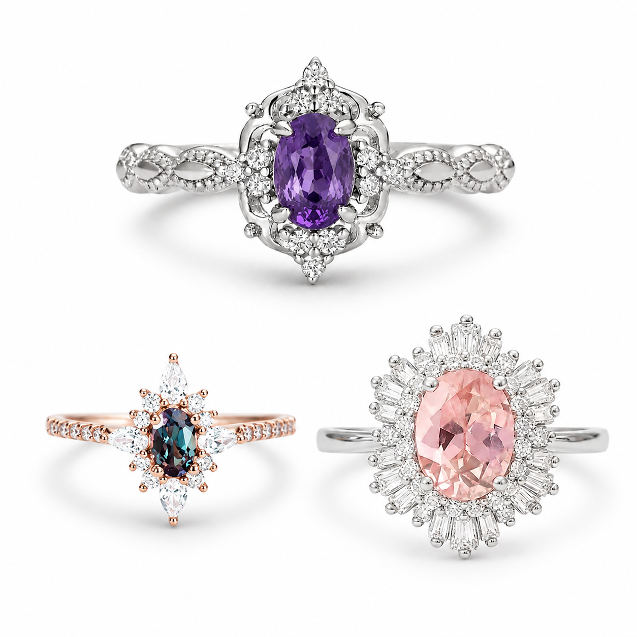 Rings With Three Completely Different Personalities - Zoe, Ara or Fia