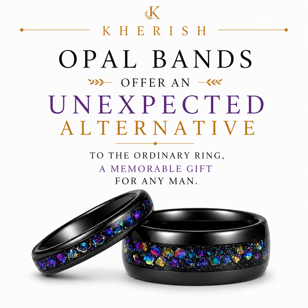 Opals For Men -The New Men’s Statement Ring Does Not Have to Look Traditional
