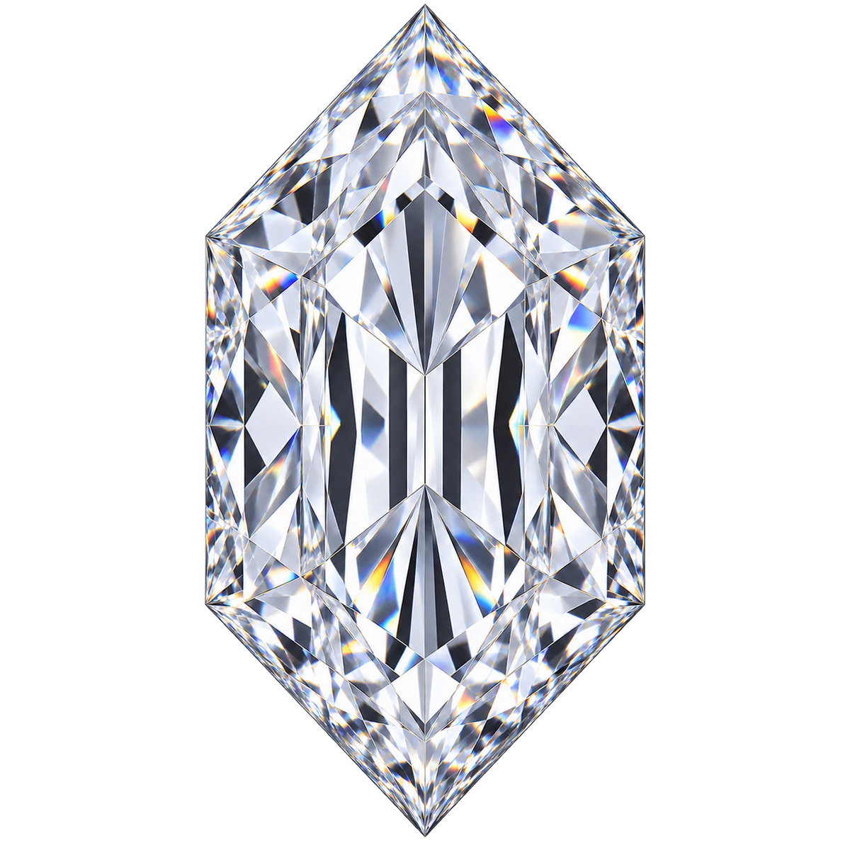 Our most interesting hexagon rings use gemstones whose beauty comes from natural irregularity.