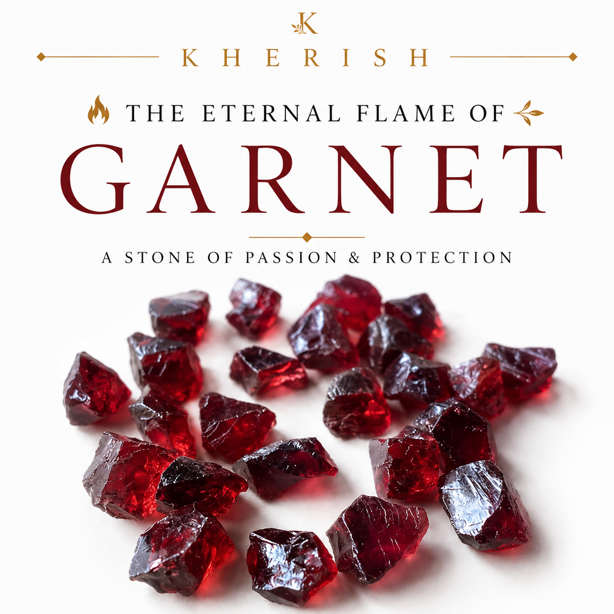 🔥 The Eternal Flame of Garnet: A Stone of Passion & Protection