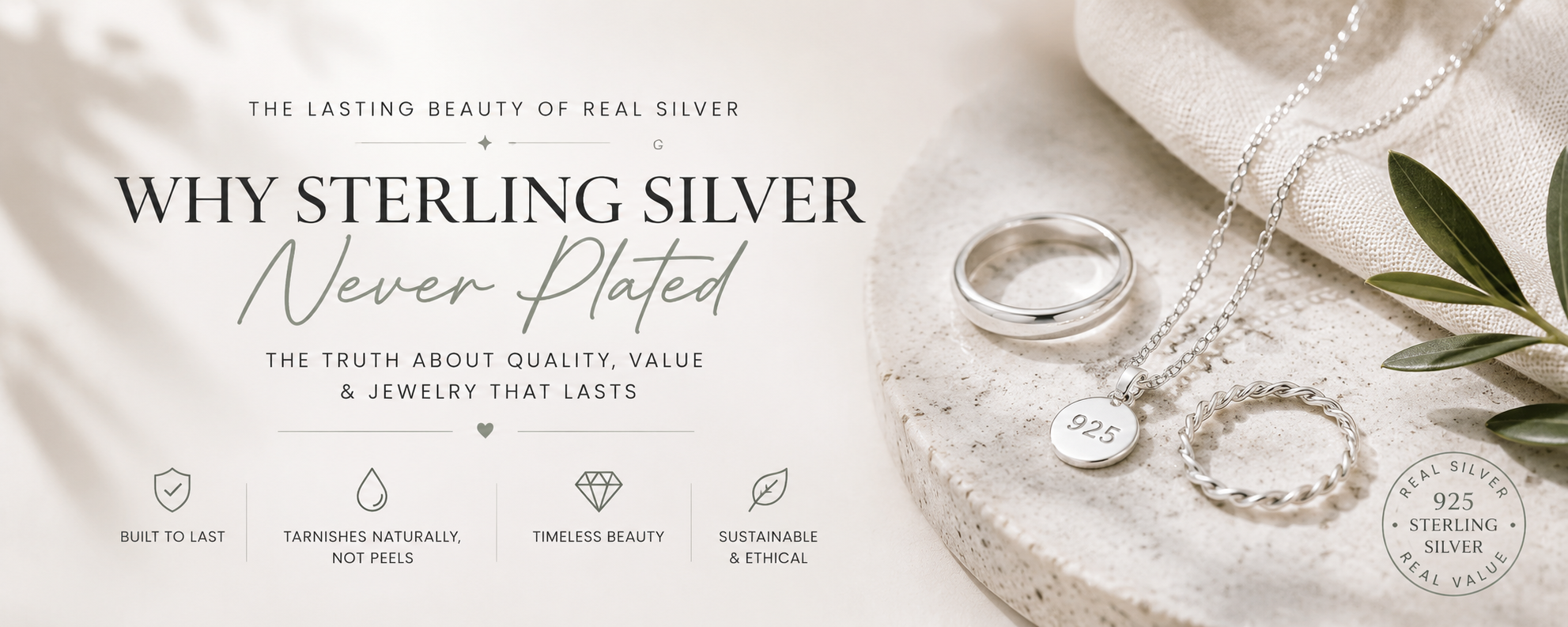 Kherish Quality - Why we only use Sterling Silver.