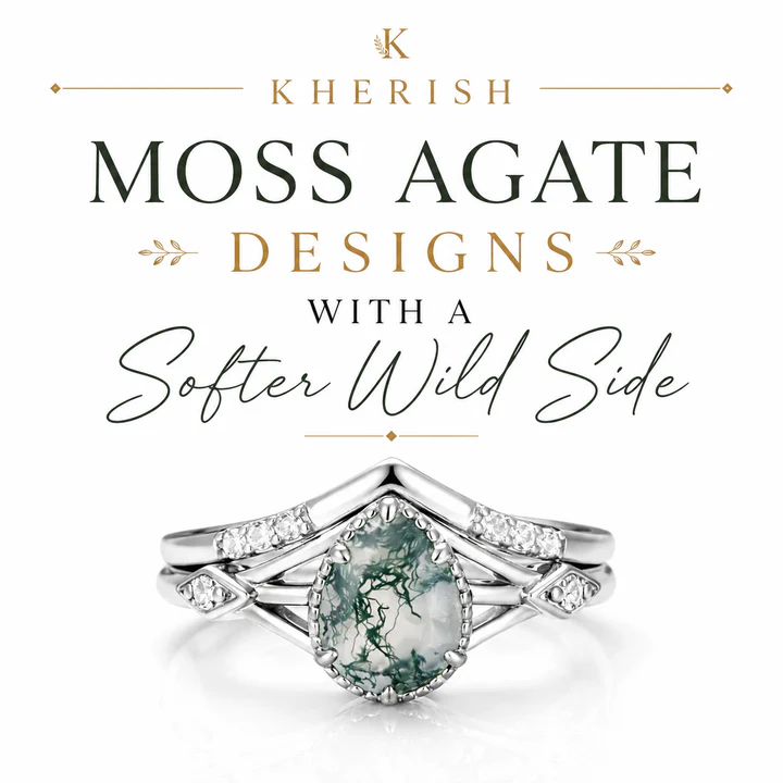 Moss agate designs with a softer wild side