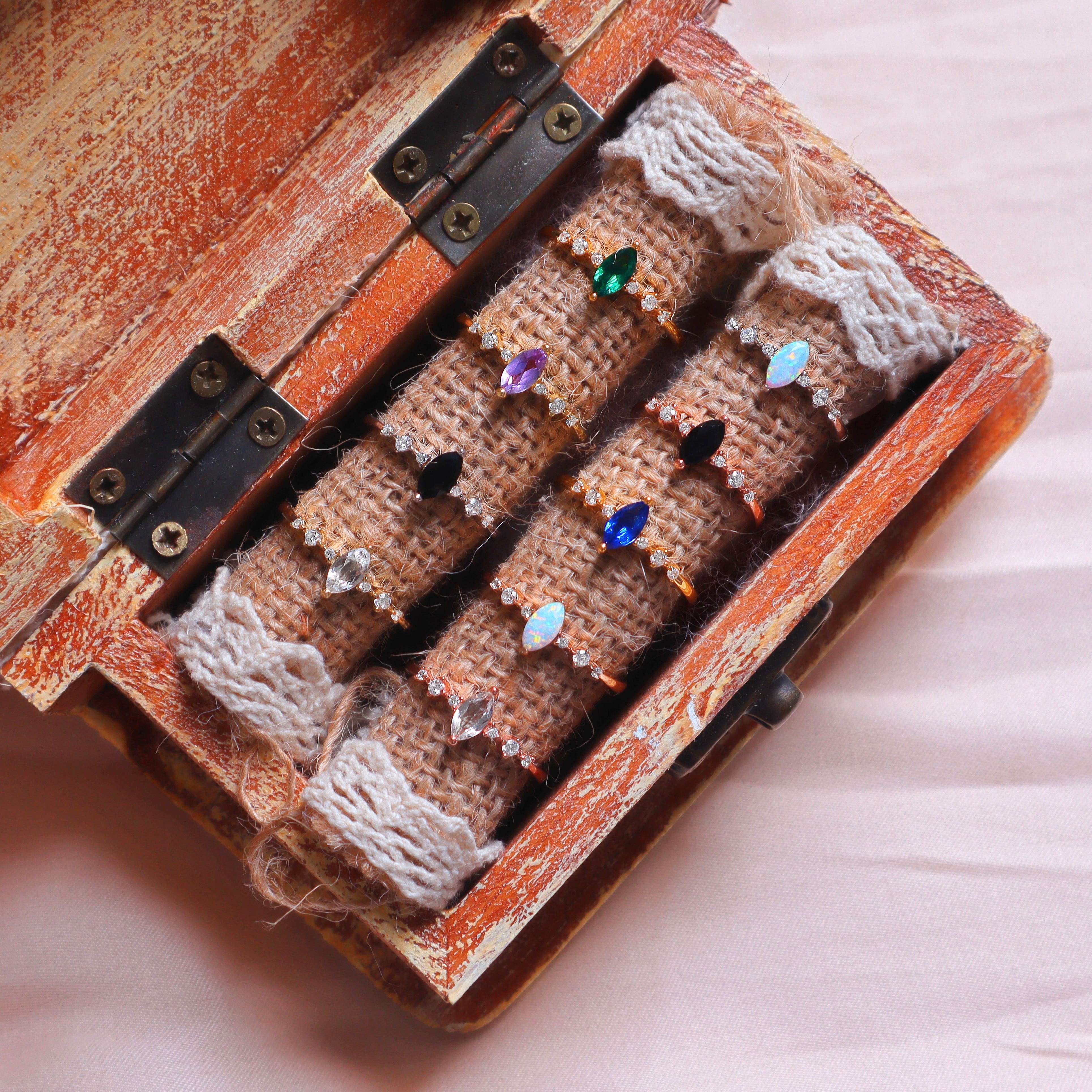 Avar Rings Ava Rings | Alexandrite, Opal, Black Onyx, Emerald, Sapphire, Amethyst ...
