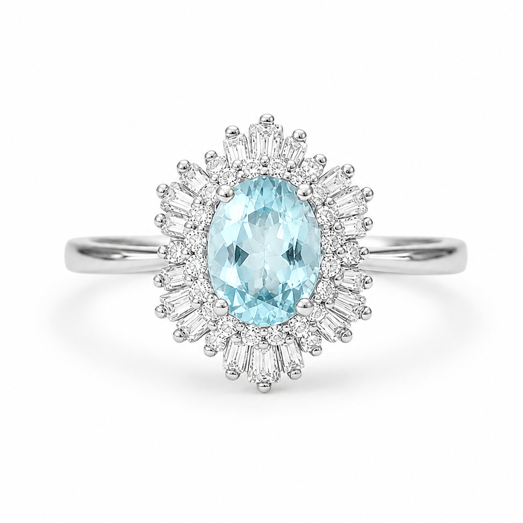 Ara Aquamarine Ring