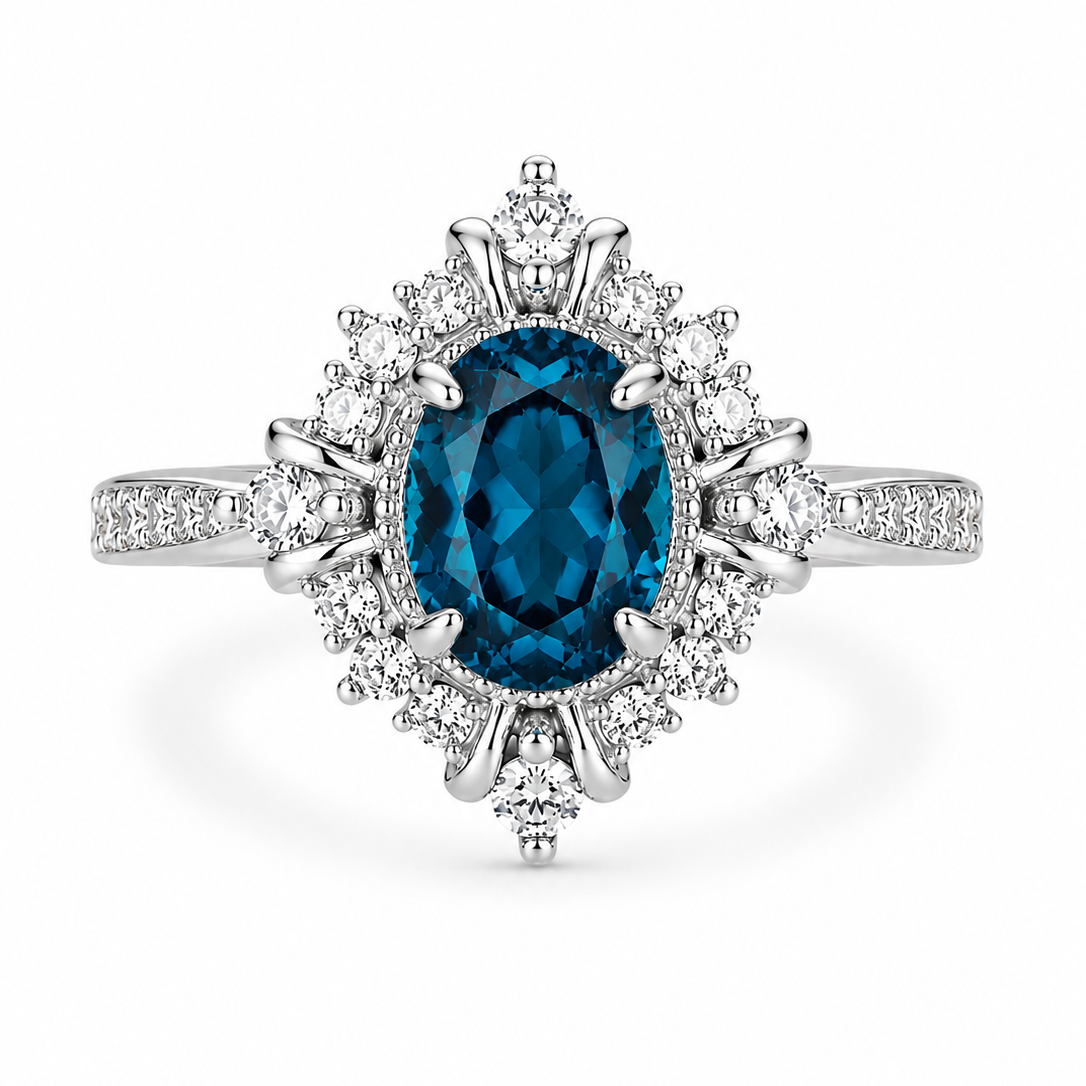 Mei London Blue Ring