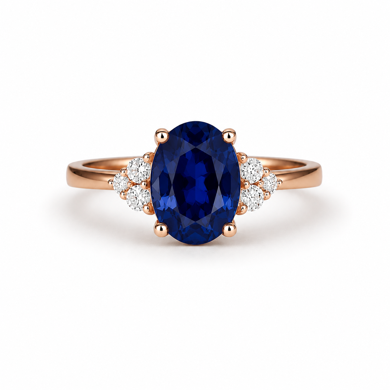Tya Morganite Ring Rose Gold