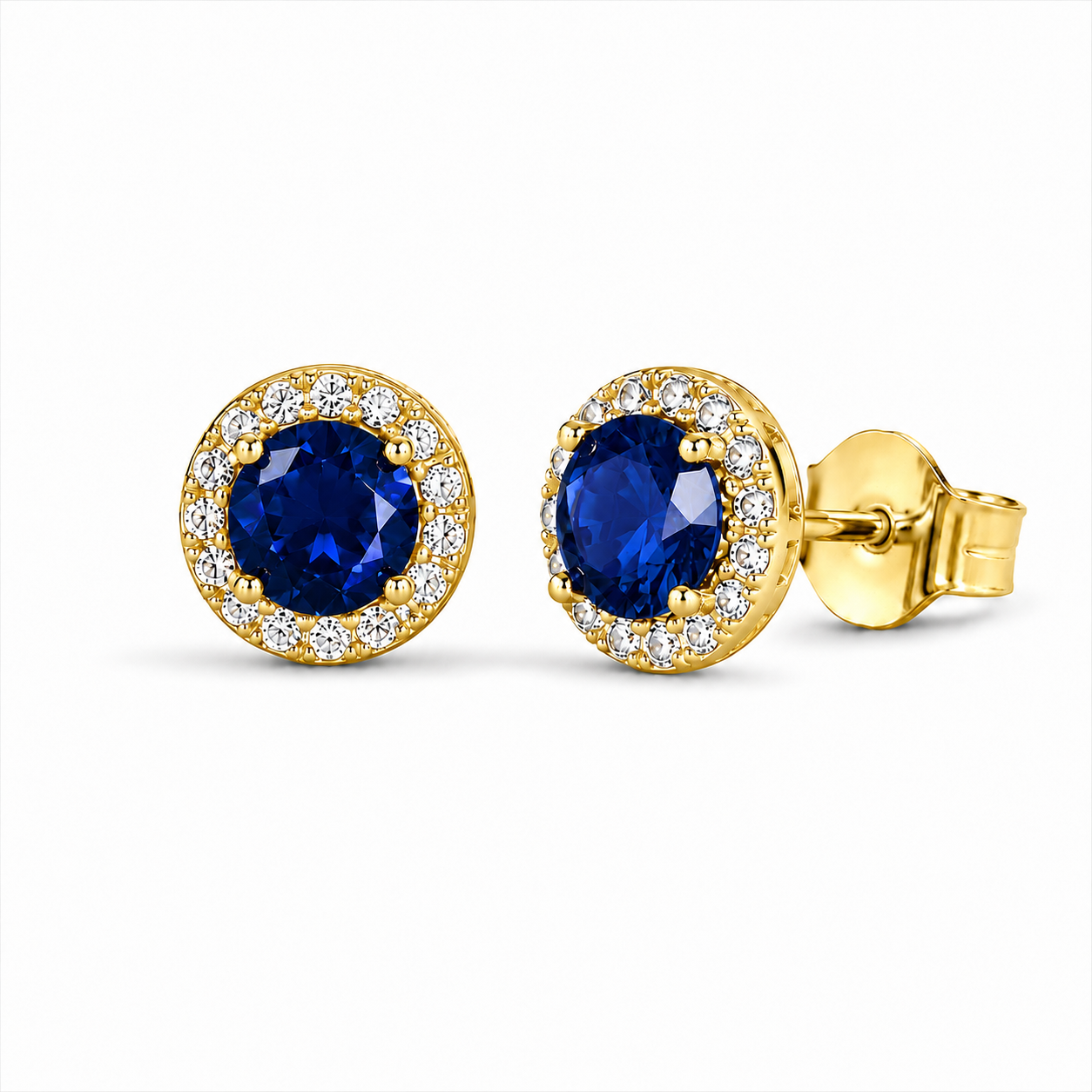 Jia Sapphire Earrings Gold