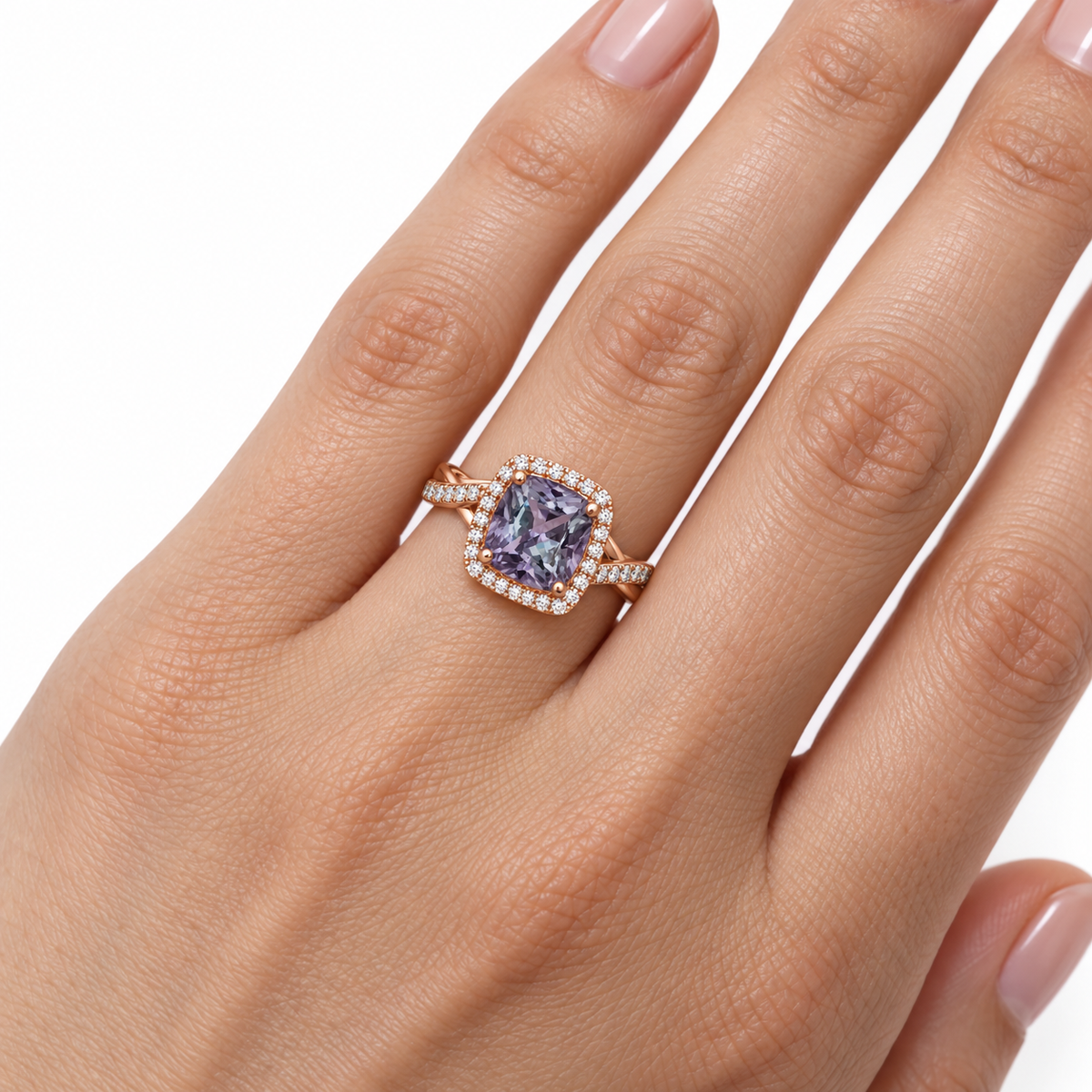 Gal White Sapphire Ring