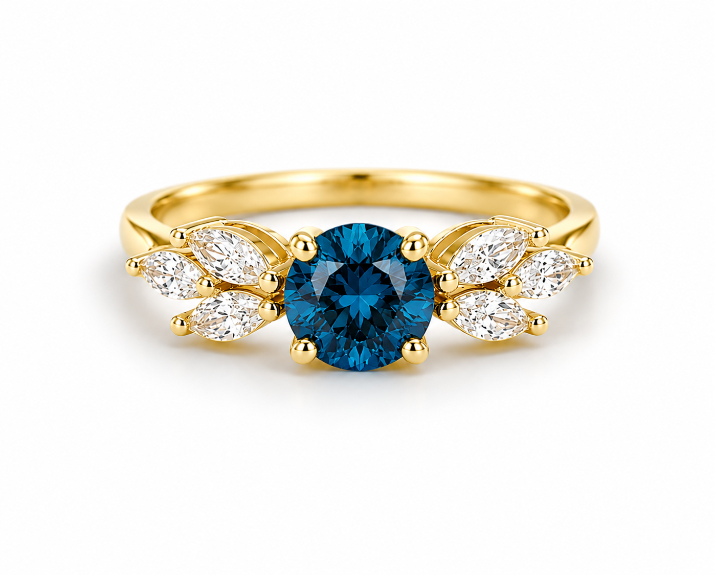 Ada Emerald Ring Gold