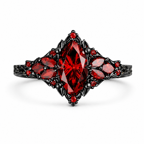 Deanna Natural Garnet Ring