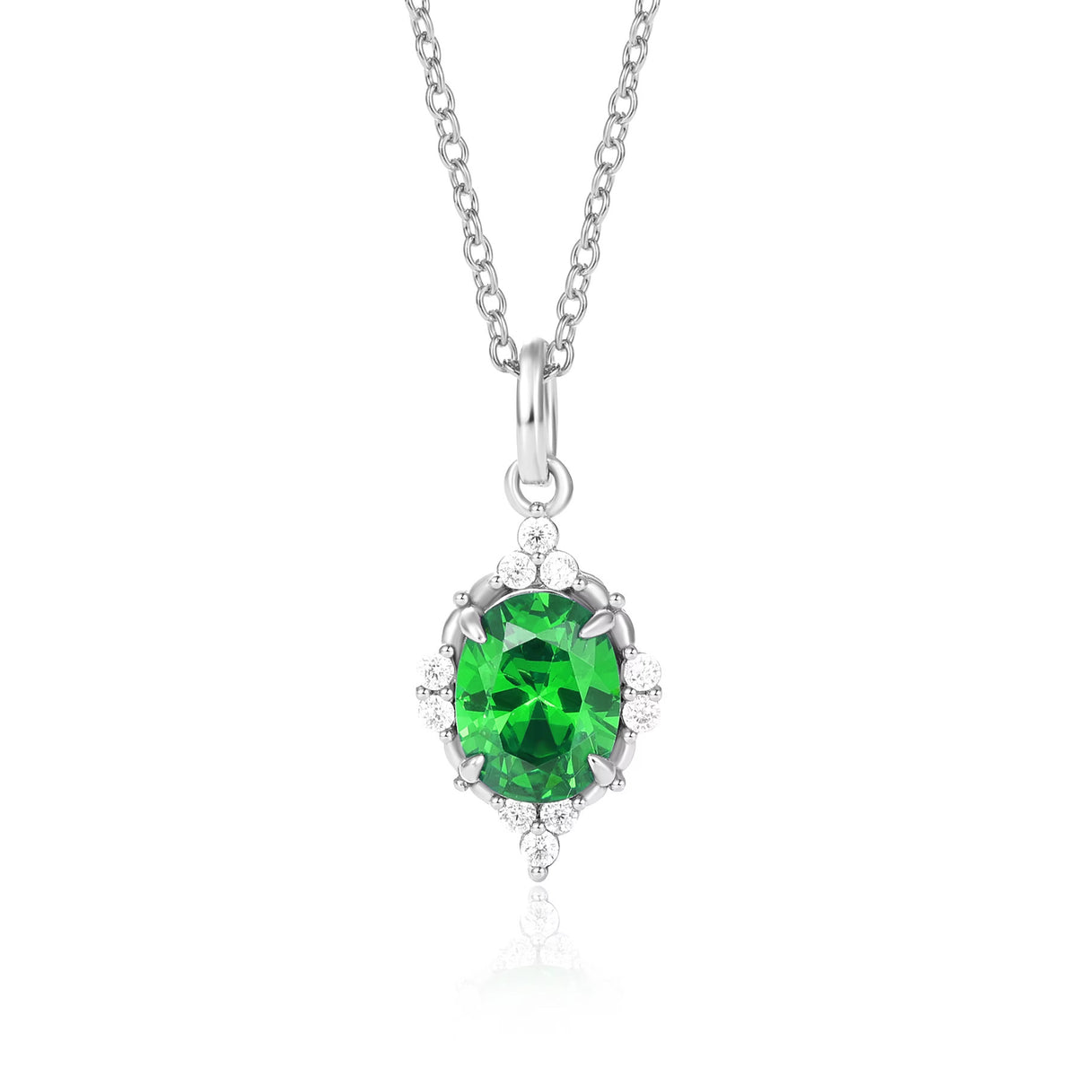Brya Fire Opal Necklace Rose Gold