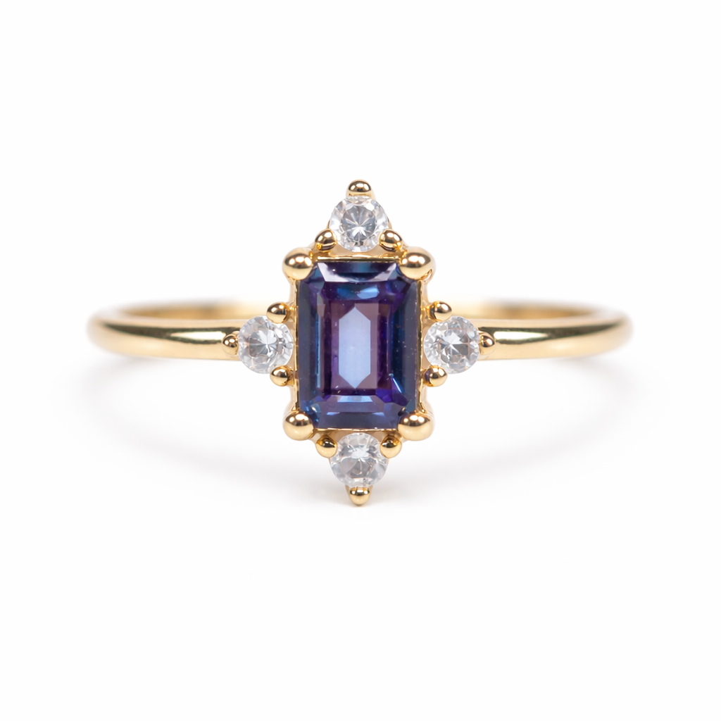 Sia Alexandrite Ring Sterling Silver