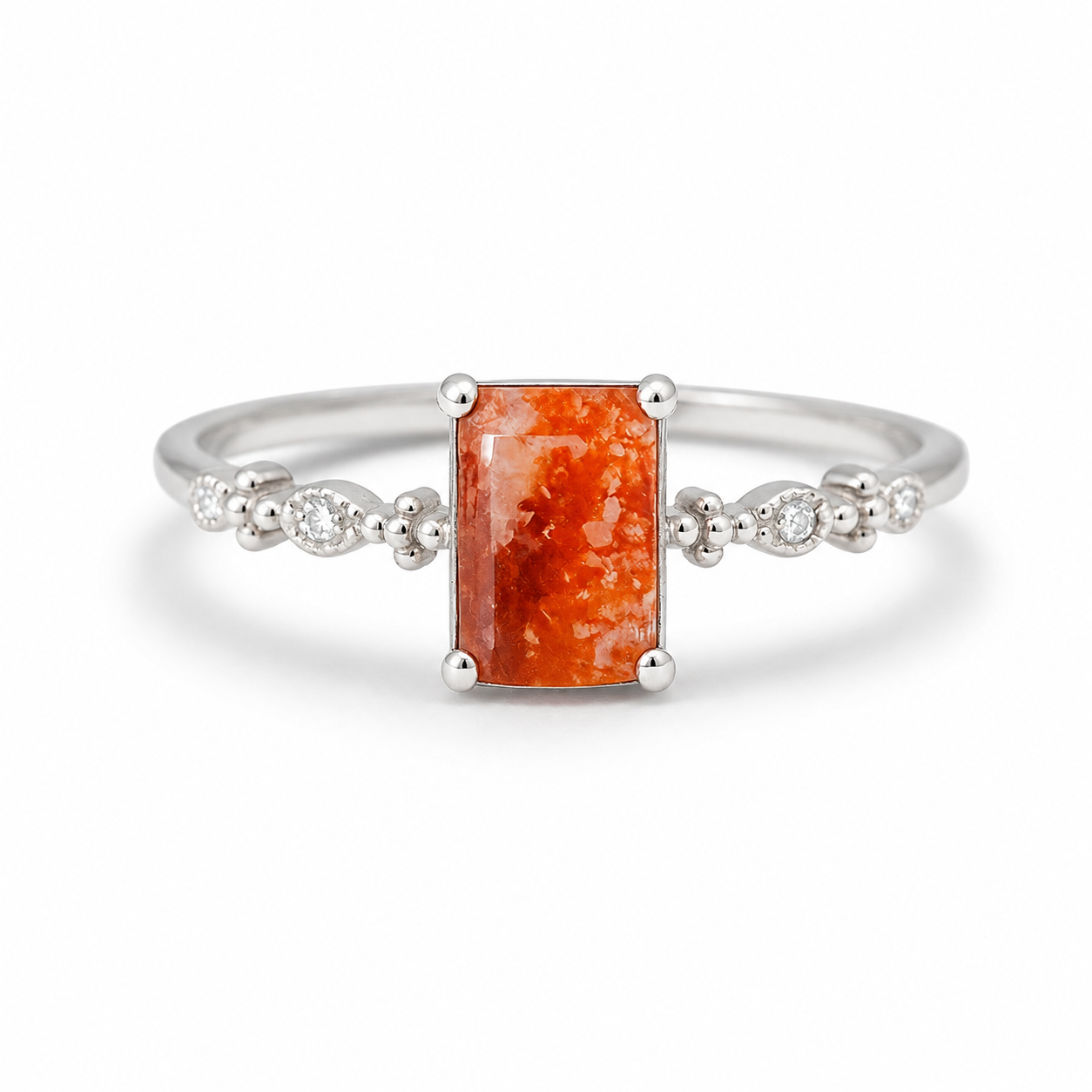 Tih Ghost Quartz Ring