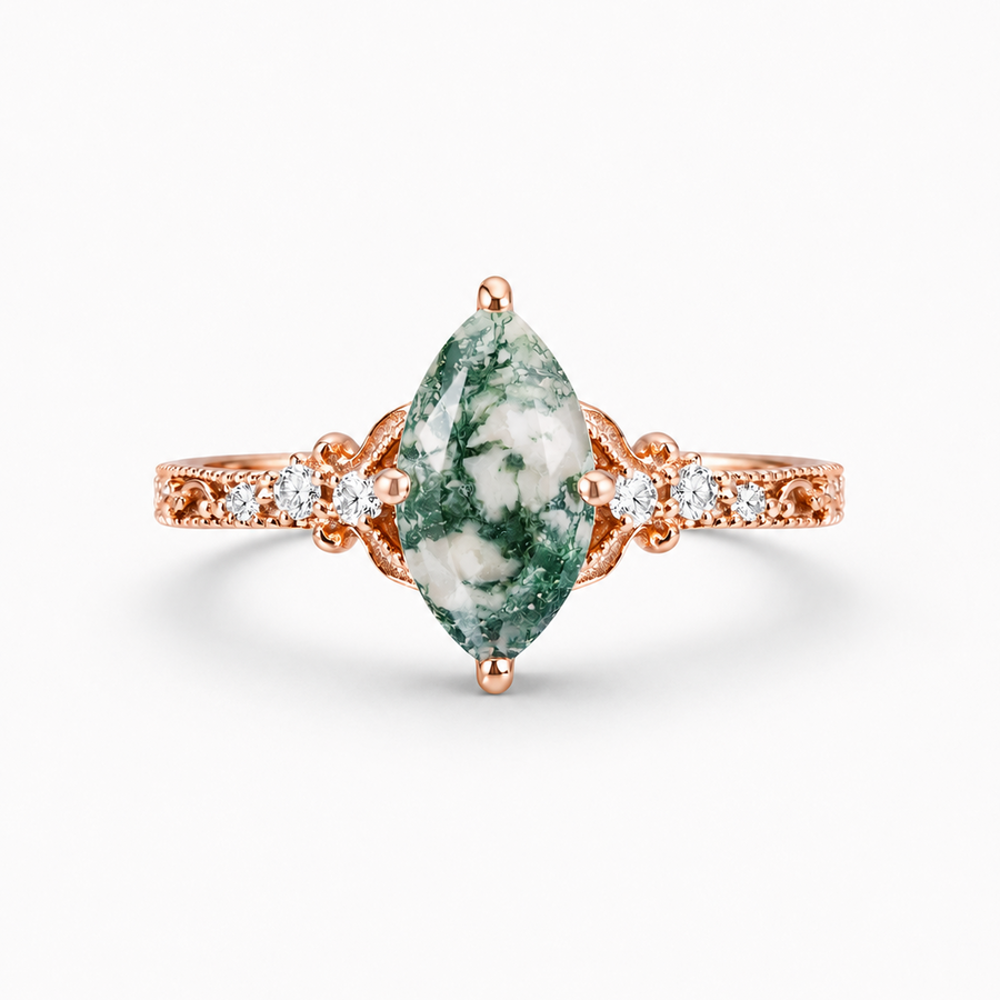 Nature-Inspired Engagement Rings