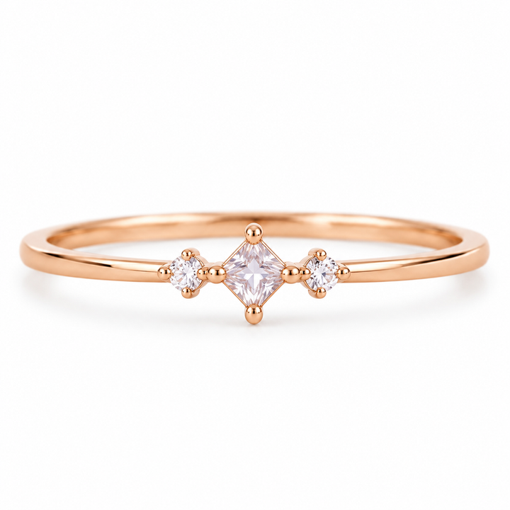 Koi Moissanite Ring