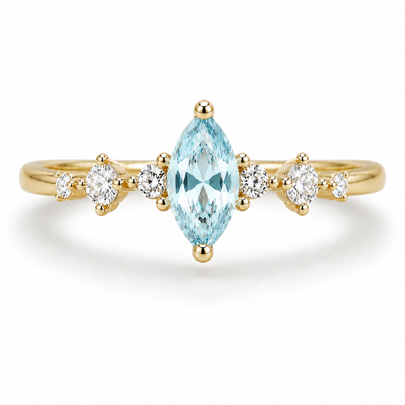 Aquamarine ring