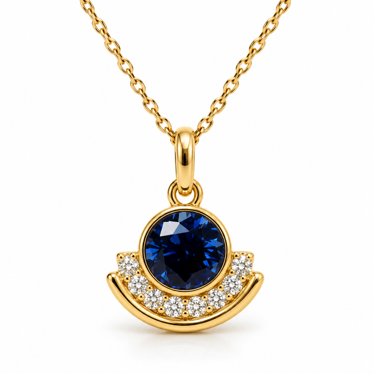 Romana Grey Moissanite Necklace