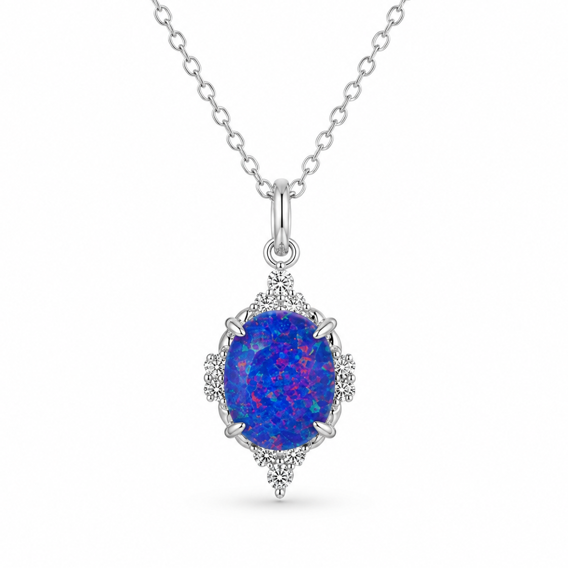 Brya Blue Opal Necklace