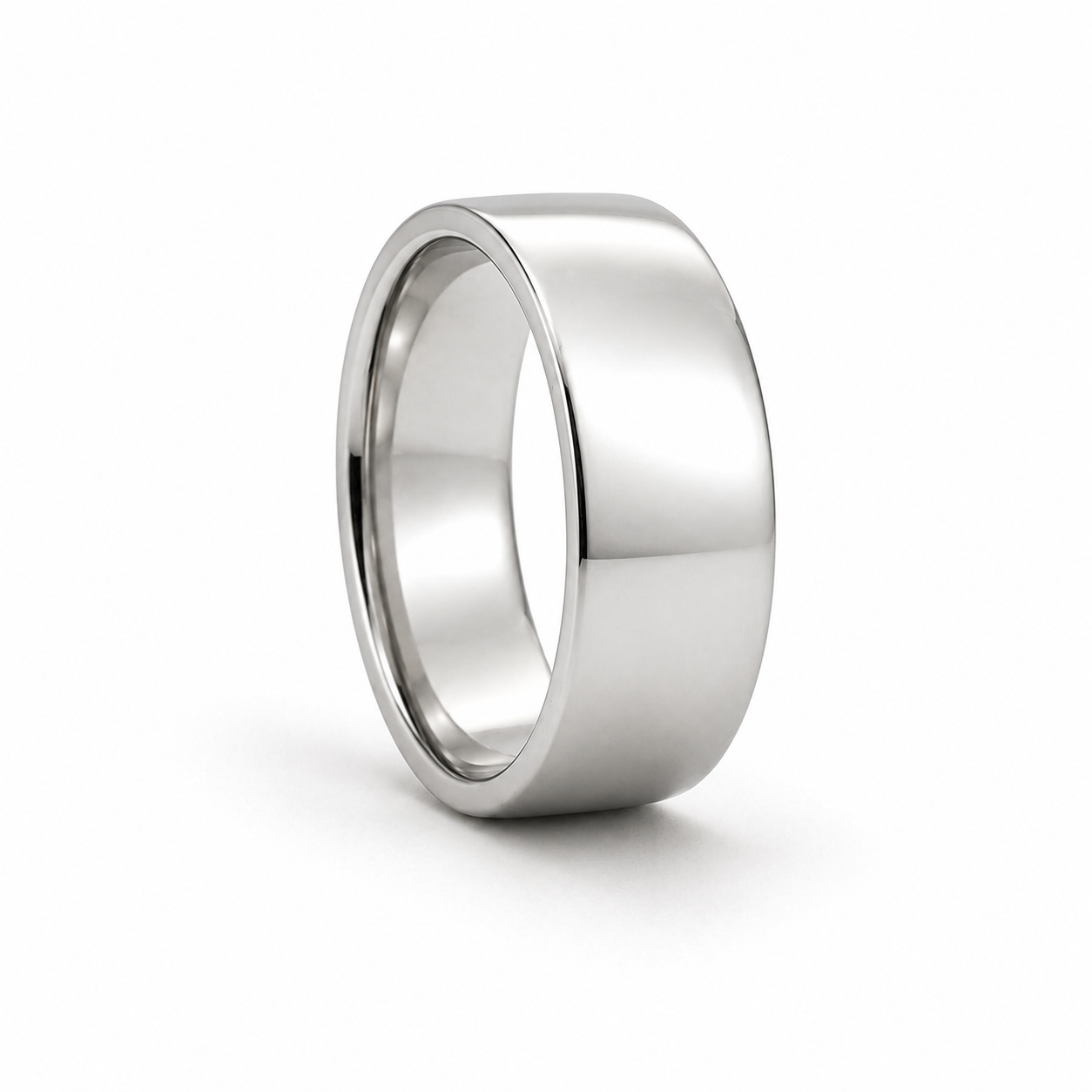 Troy 8mm Tungsten Men's Wedding Band