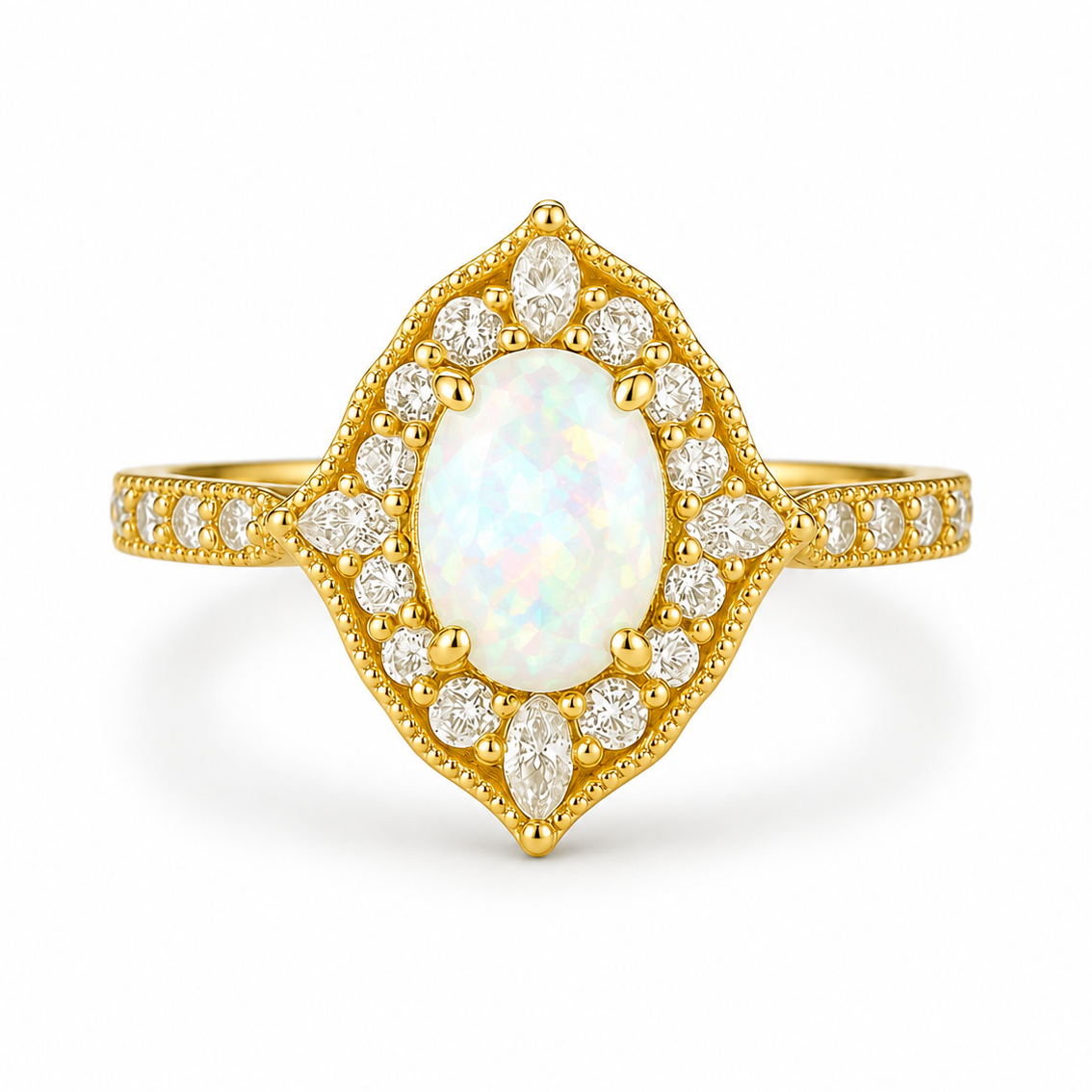 Ash Opal Ring