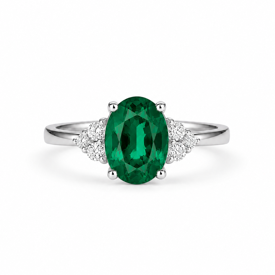 Tya Emerald Ring