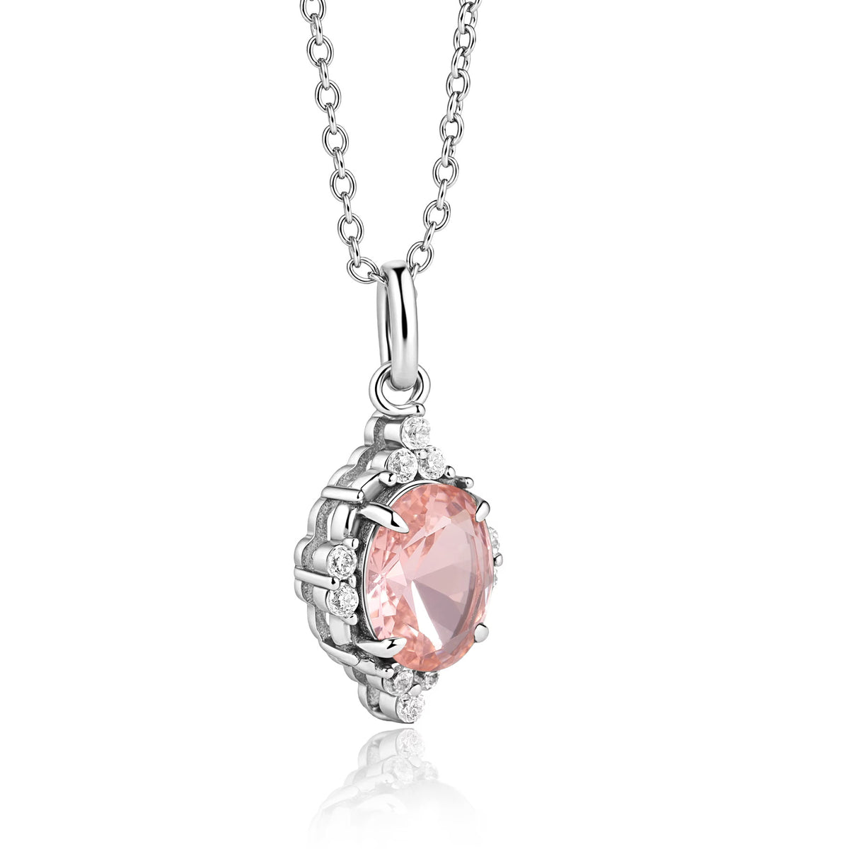Brya Pink Morganite Necklace