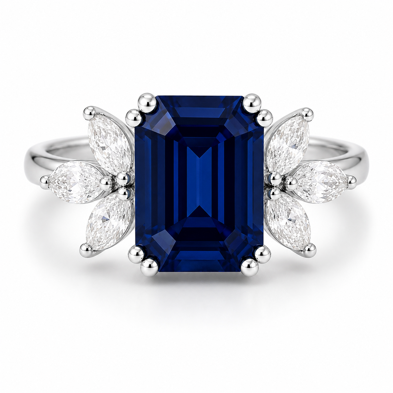 Ivy London Blue Topaz Ring Sterling Silver