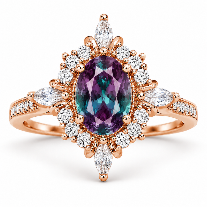 Alexandrite ring