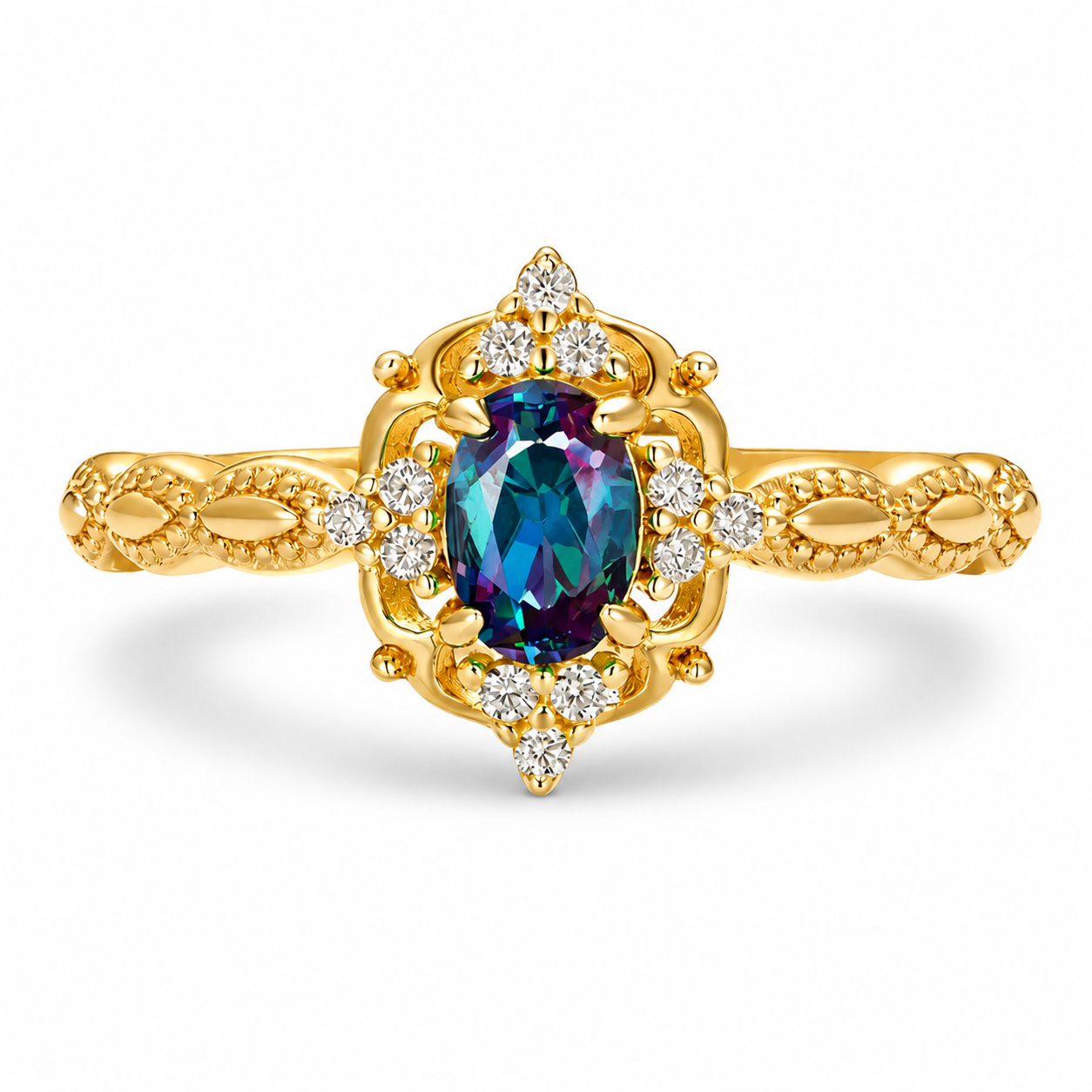 Fia Alexandrite Ring Gold
