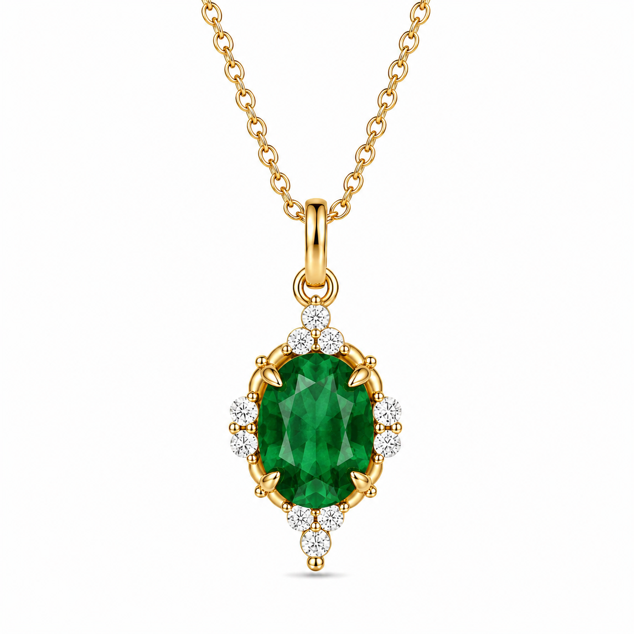 Brya Fire Opal Necklace Rose Gold