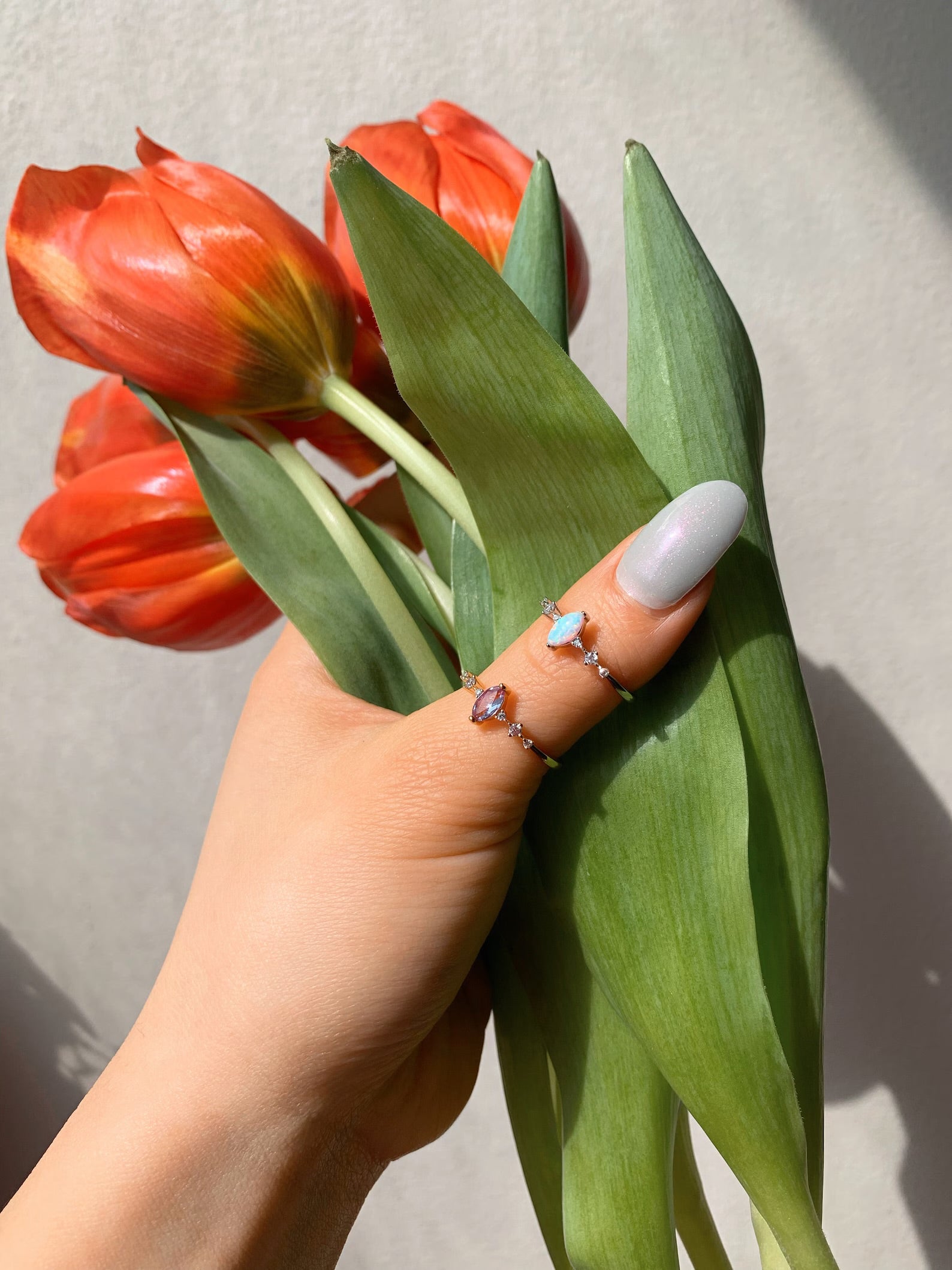 Ava Alexandrite Ring Sterling Silver