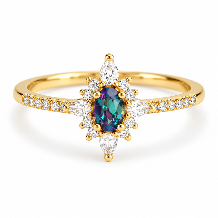 Zoe Alexandrite Ring by Kherish