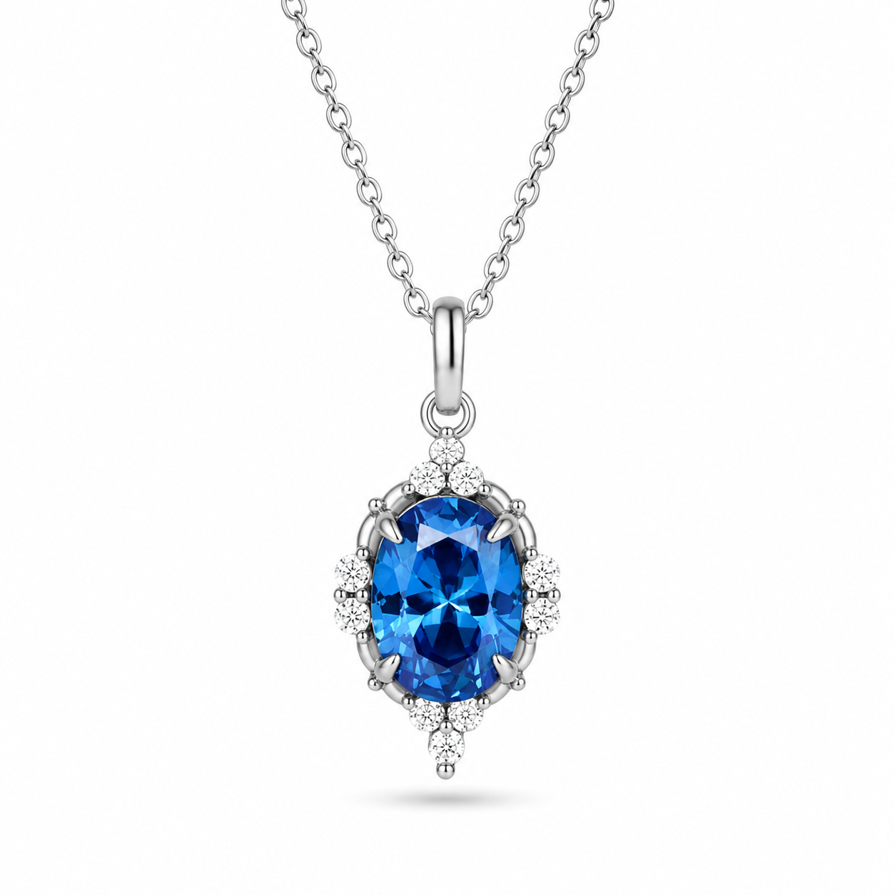 Brya Fire Opal Necklace Sterling Silver