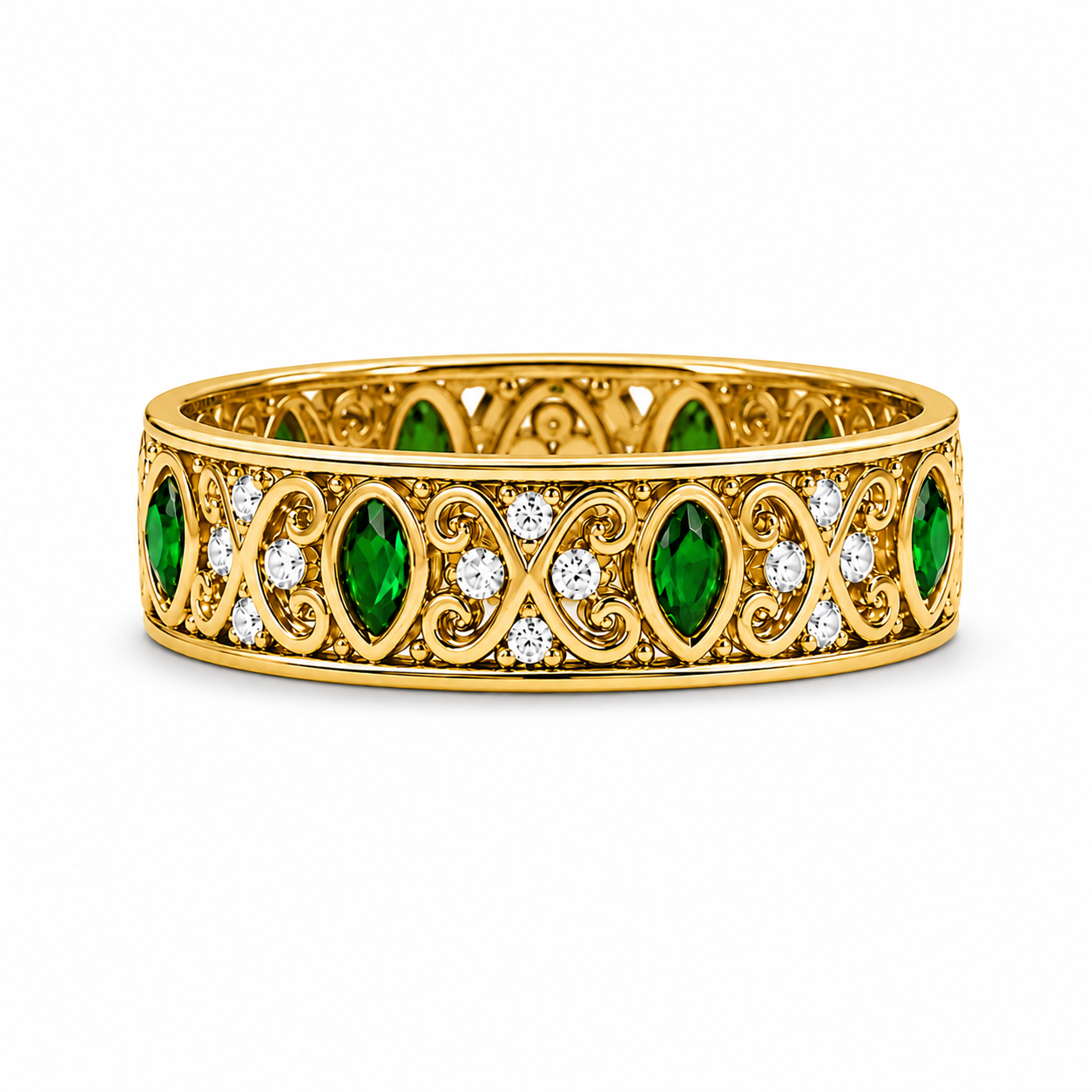 Corgi Emerald Gold Ring