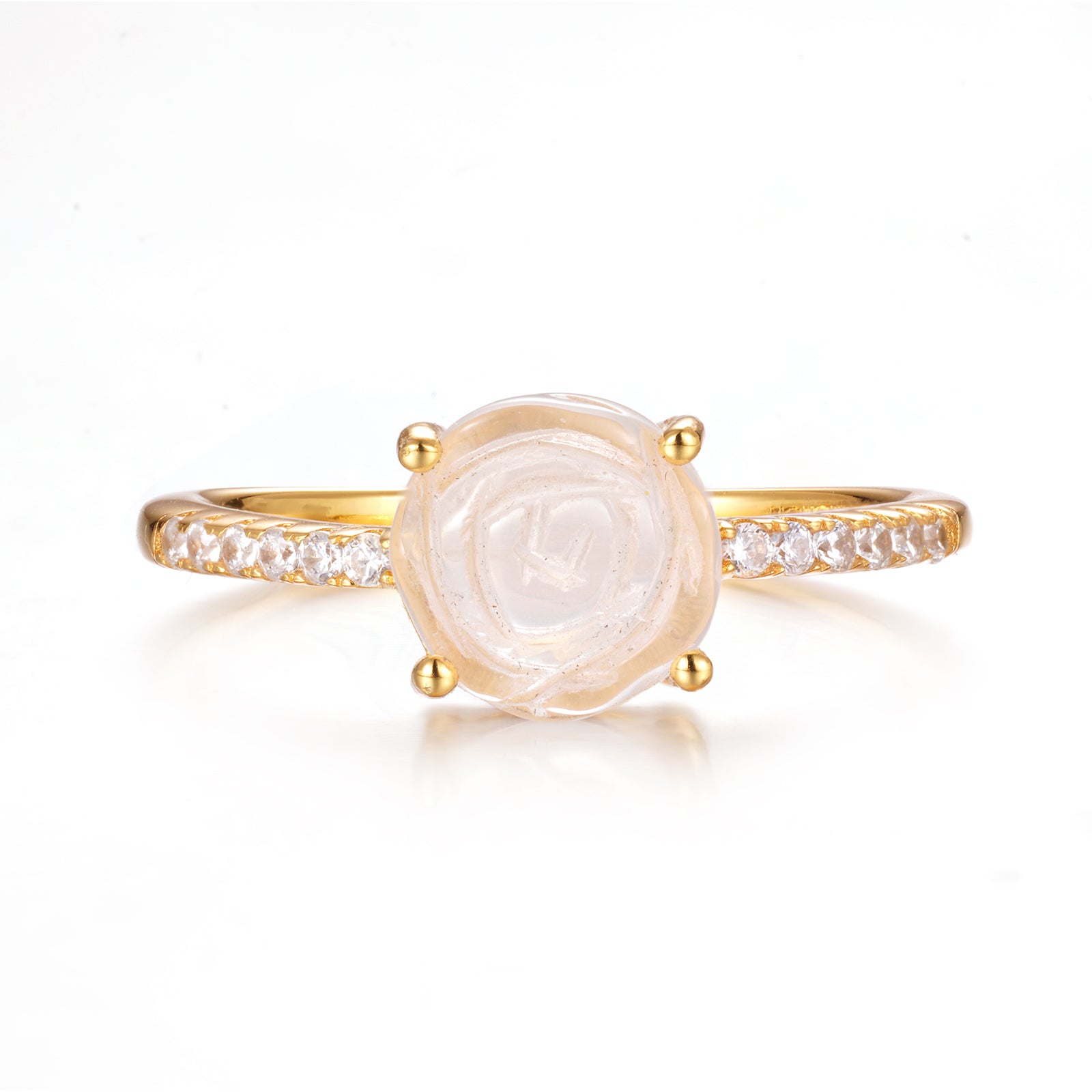 Rebecca Rose Quartz Ring
