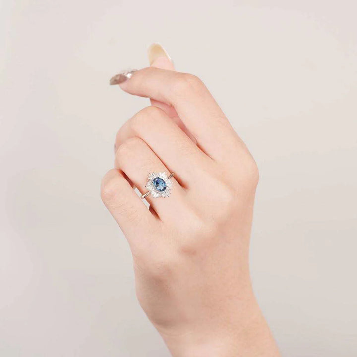 Ara London Blue Topaz Sterling Silver Ring