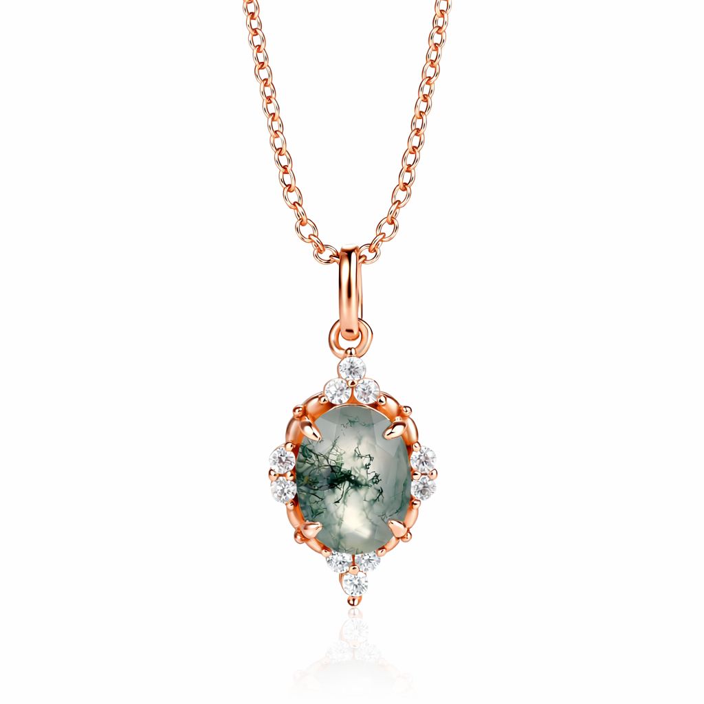 Brya Fire Opal Necklace Gold