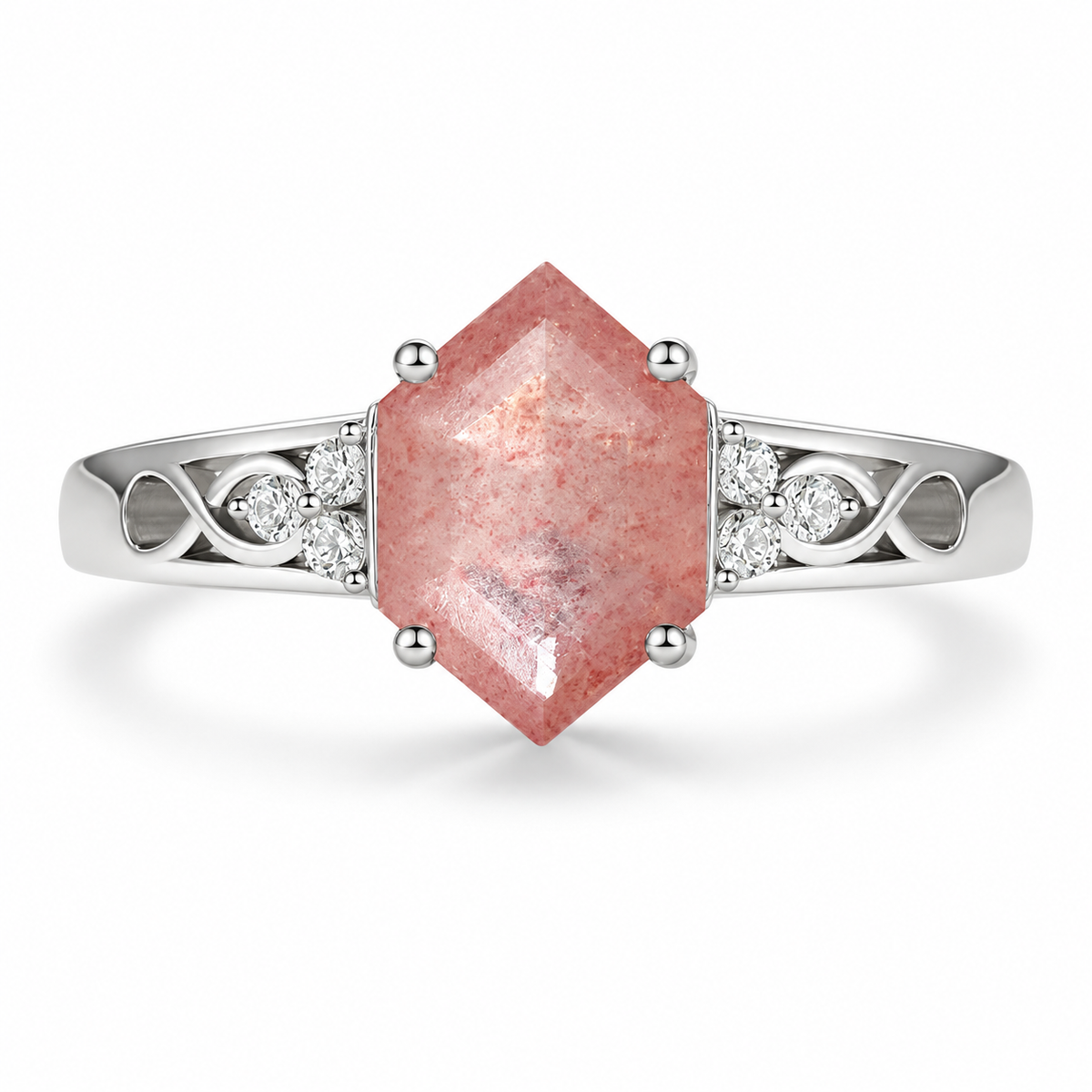 Agi Strawberry Quartz Ring