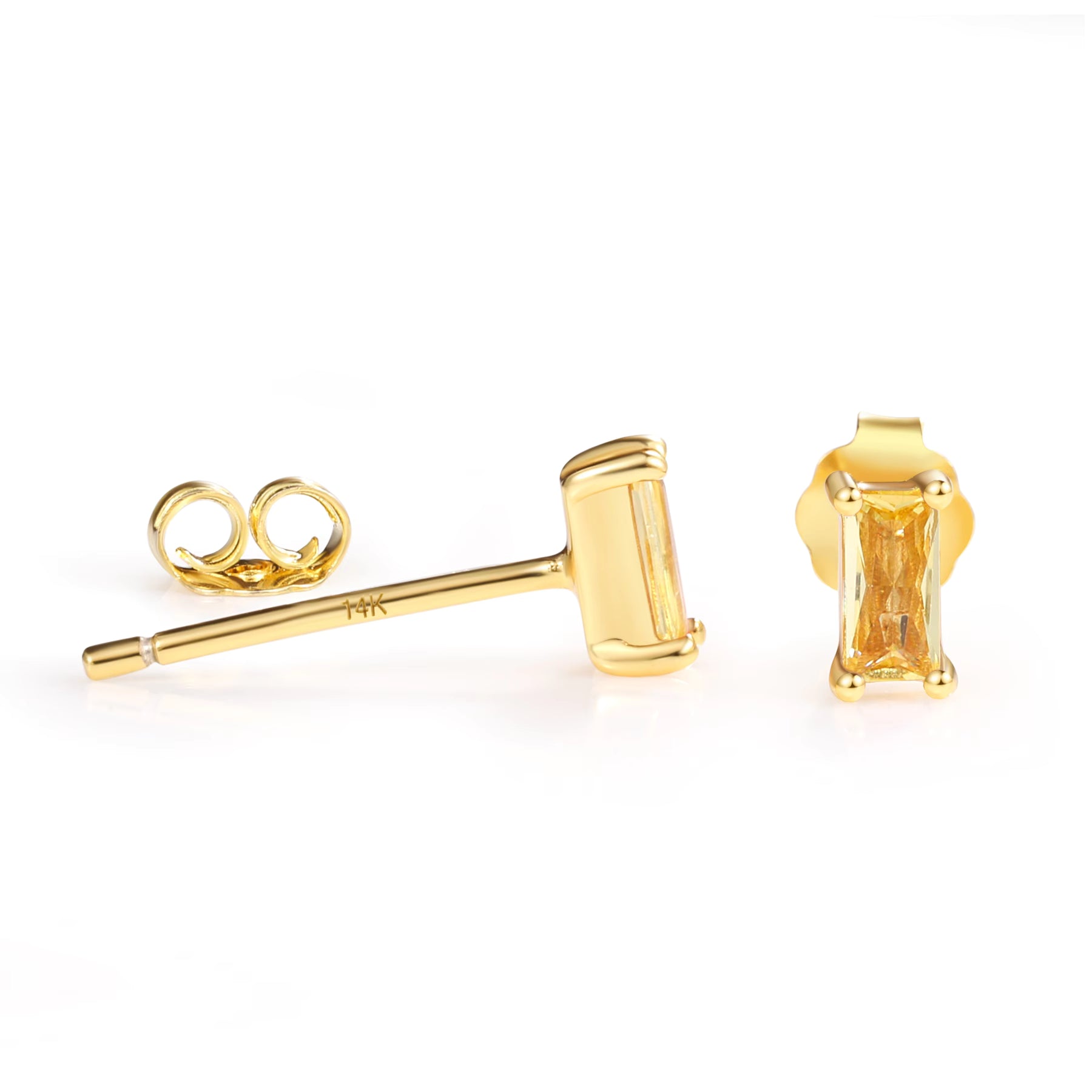 Pia 14k Gold Citrine Earrings