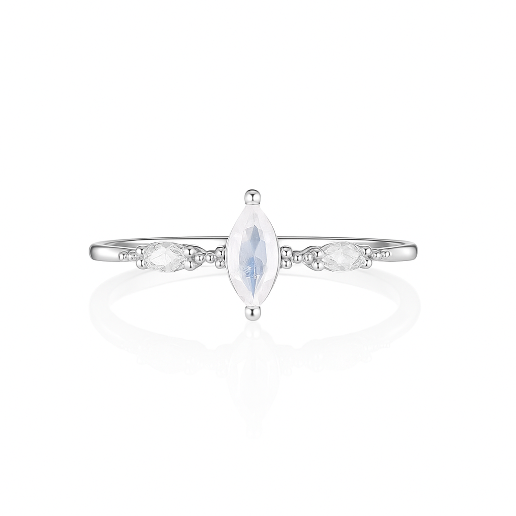 Aya Moonstone Ring Gold