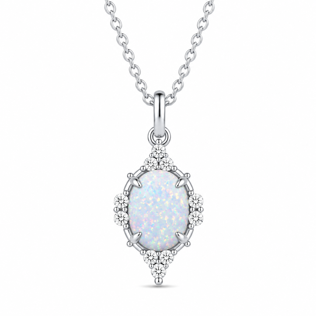 Brya Blue Opal Necklace