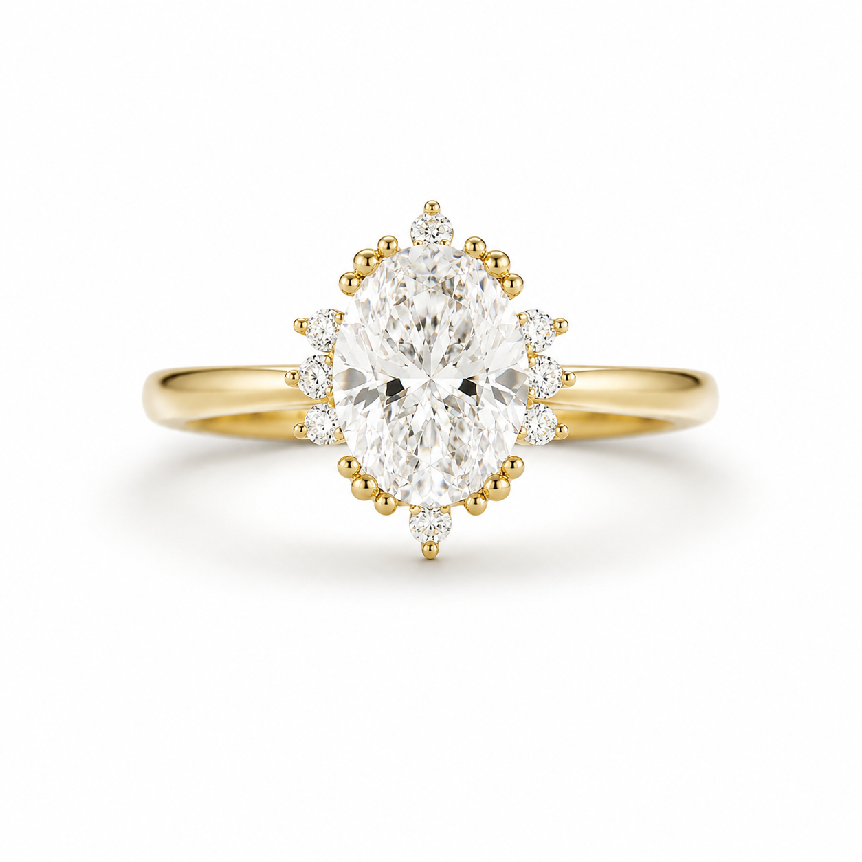 Erica Moissanite Ring