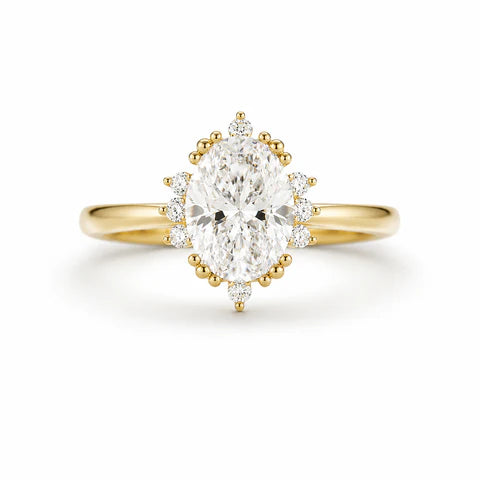 Moissanite ring