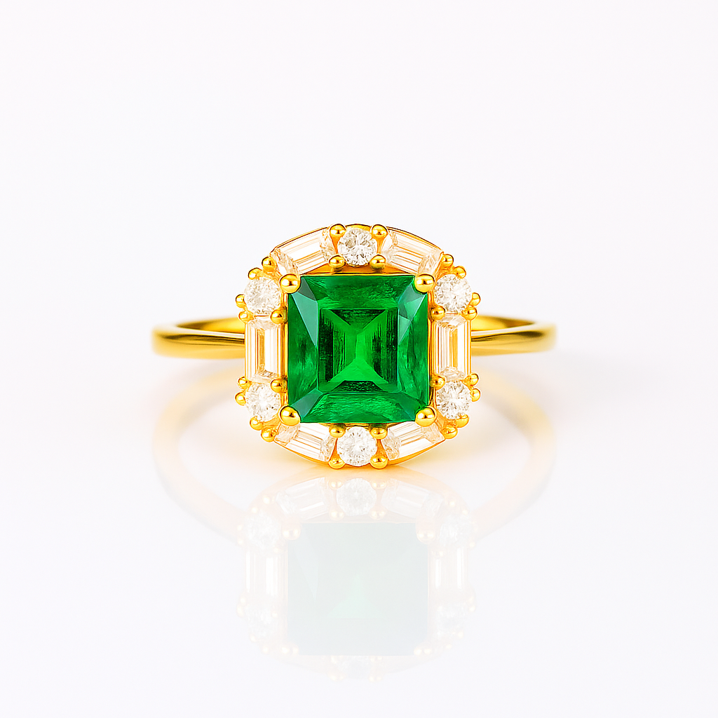 Fae Emerald Ring