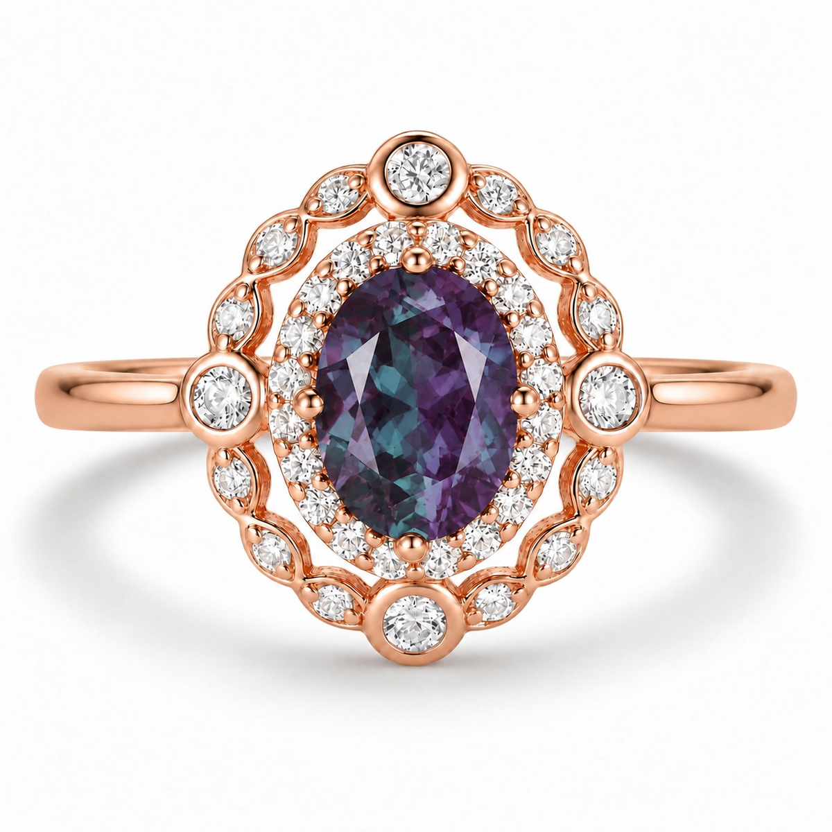 Ana Alexandrite ring