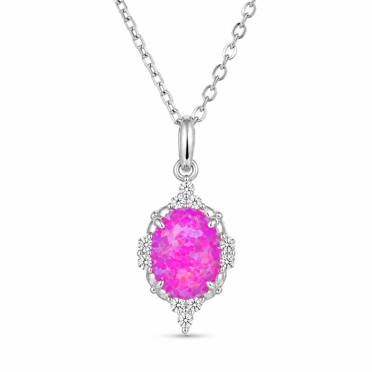 Brya Pink Opal Necklace