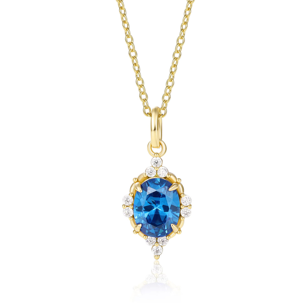 Brya Fire Opal Necklace Gold