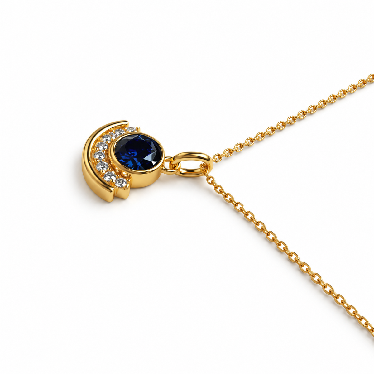 Romana Grey Moissanite Necklace
