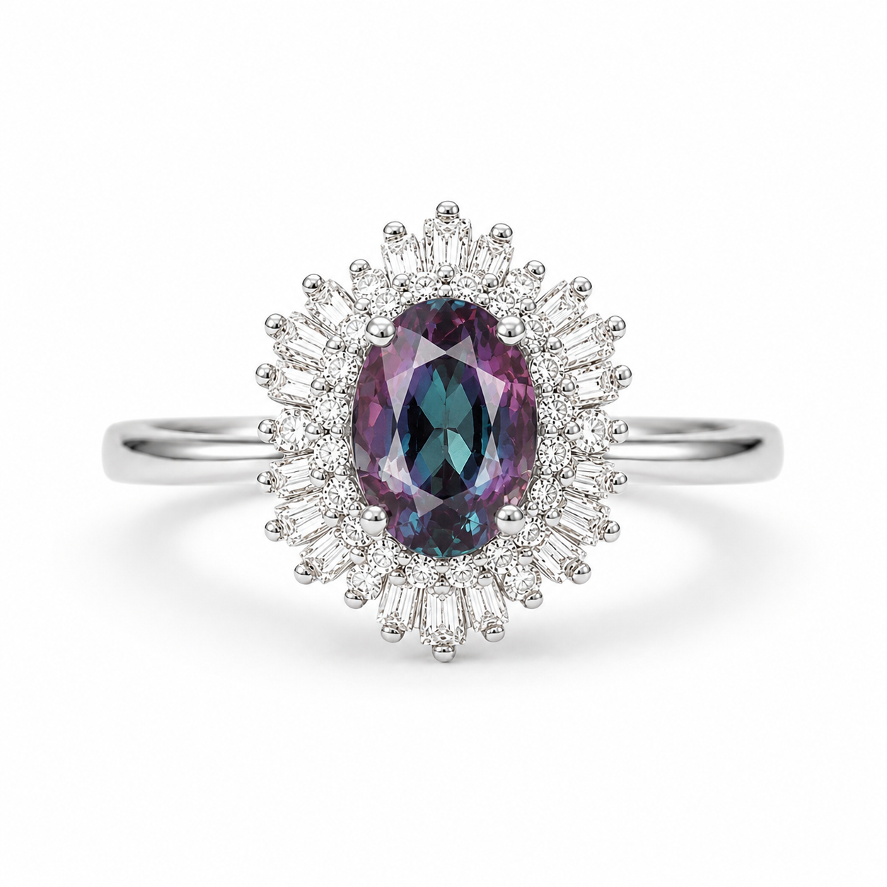 Ara Alexandrite Ring Sterling Silver